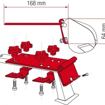 Istruzioni di montaggio Staffe F35 Pro Fiamma Kit Standard - Bricocamp