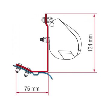 Staffe F35 Pro Fiamma Kit Mercedes Vito, Vito Marco Polo - Bricocamp