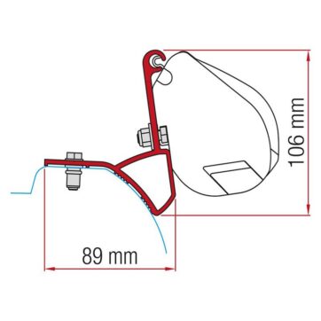 Staffe F35 Pro Fiamma Kit Renault Trafic - Bricocamp