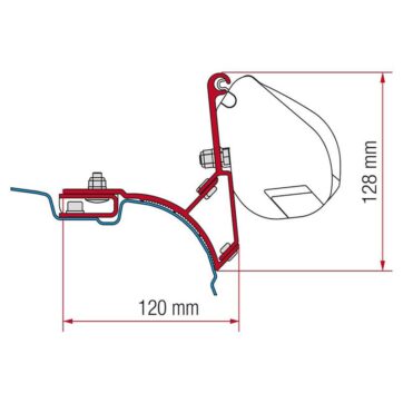 Staffe F35 Pro Fiamma Kit VW T5
