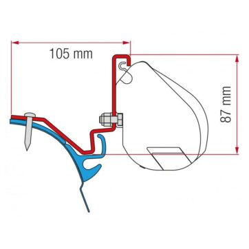 Staffe F35 Pro Fiamma Kit VW T6 Kepler (L2) - Bricocamp