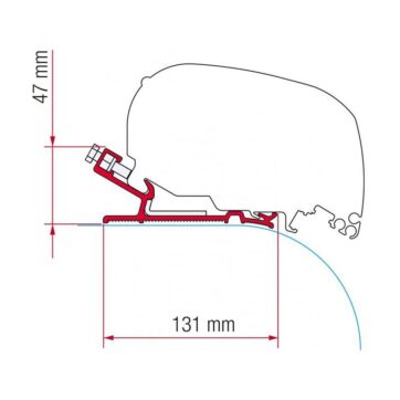 Staffe F80/F65 Fiamma Kit Autocruise - Bricocamp