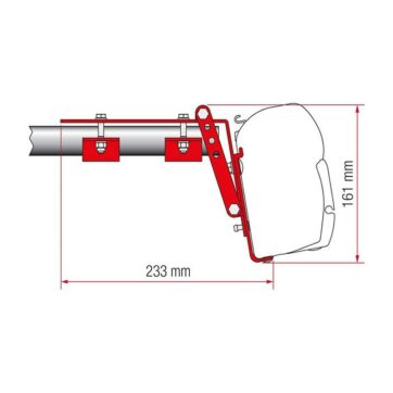 Staffe F45/F70 Fiamma Kit Roof Rail- Bricocamp