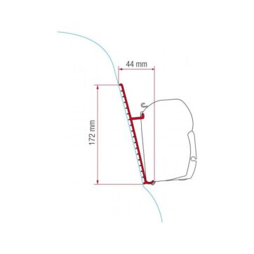 Staffe F45/F70 Fiamma Kit Fiberglass Roof - Bricocamp