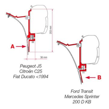 Staffe F45/F70 Fiamma Kit Van - Bricocamp