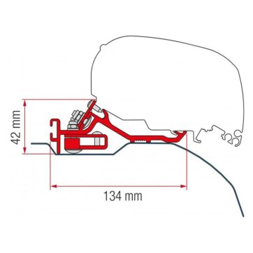 Staffe F80/F65 Fiamma Kit Ducato