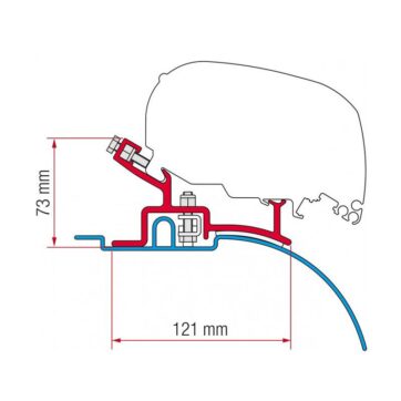 Staffe F80/F65 Fiamma Kit Ducato