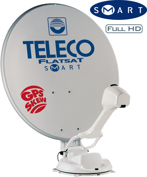 Antenna Satellitare Automatica per Camper Teleco FlatSat Skew Easy BT SMART 70