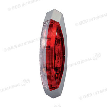 Luce ingombro bifacciale base grigia