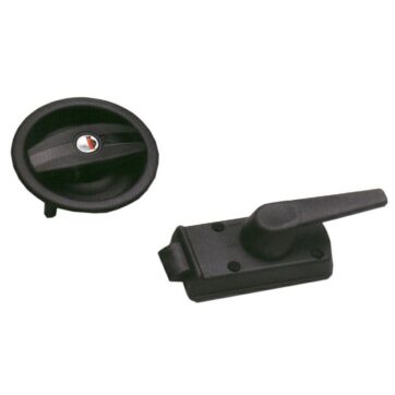 SERRATURA PER PORTA UNIVER. SX NERA
