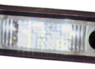 LUCE POSIZIONE BIANCA INCASSO ORIZZONTALE INVOLUCRO NERO