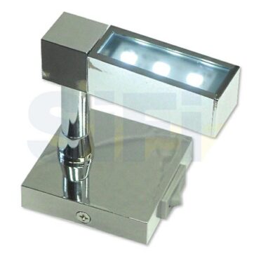 SPOT MOD.91S BASE PIANA 12V LED RT1 100 Lm 6500°K + INT.