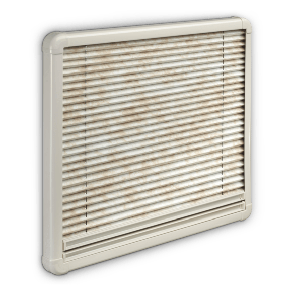 Tende Plissettate Oscuranti Per Camper - Finestra 43x61 Cm (17x24 Pollici) - Protezione UV E Privacy Per RV, Roulotte E Pullman