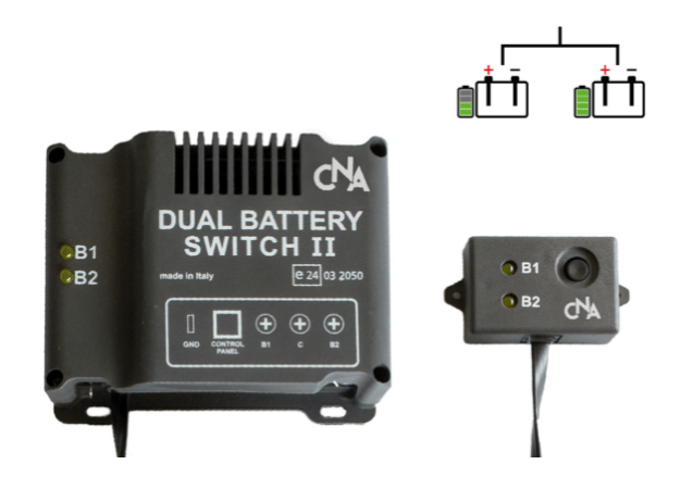 Gestore Batterie per Camper Dual Battery Switch II CNA