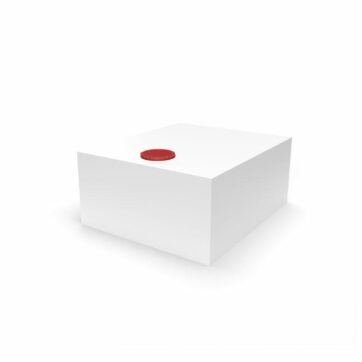 Serbatoio per Acqua 100L 55x28x65 cm Bianco