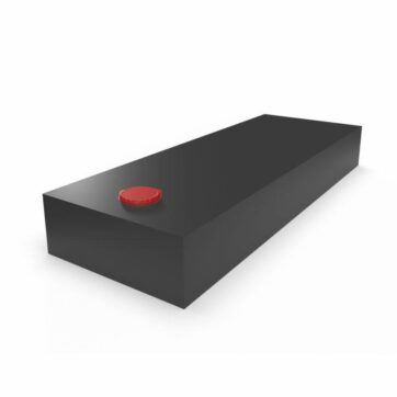 Serbatoio per Acqua 130L 50x19x140 cm Nero