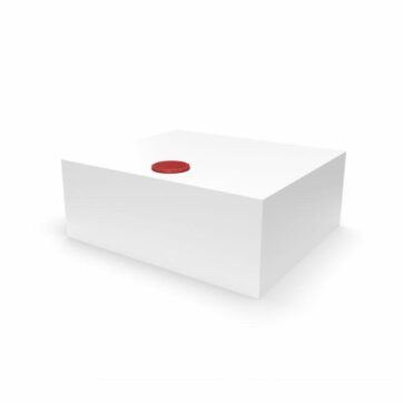 Serbatoio per Acqua 135L 75x28x65 cm Bianco