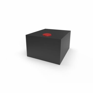 Serbatoio per Acqua 49L 40x26x48 cm Nero