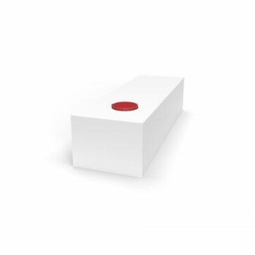 Serbatoio per Acqua 73L 31x23x100 cm Bianco