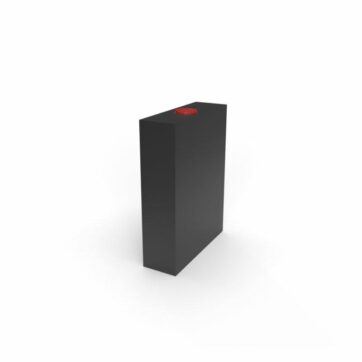 Serbatoio per Acqua 94L 20x80x60 cm Nero