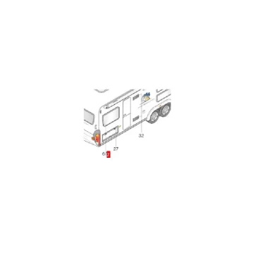 Finestra KNAUS SÜDWIND 750 2005 1000x550mm RAL 2205005