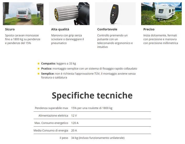 Sistema di Movimentazione Caravan Truma GO2 - immagine 2