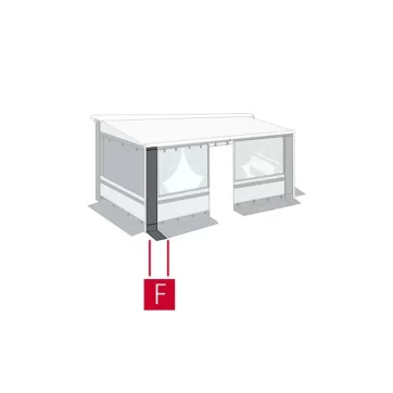 Pannello frontale aggiuntivo Fiamma Privacy Room CS Light da 20 cm